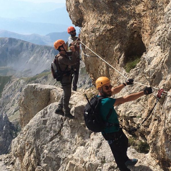 ferrata gran sasso bafile