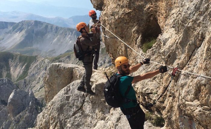 ferrata gran sasso bafile