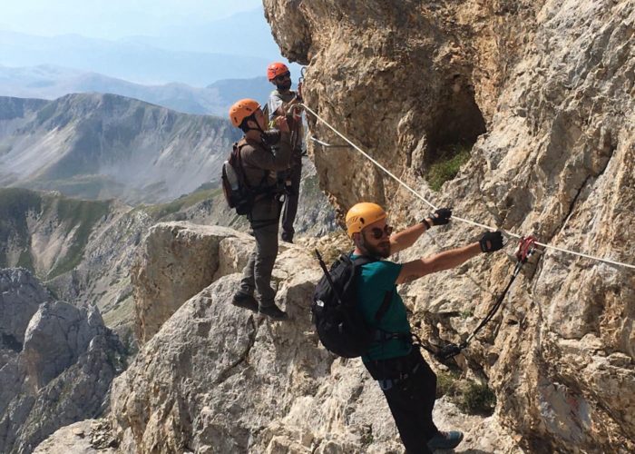 ferrata gran sasso bafile