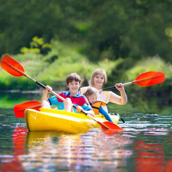 canoa Trekking famiglie bambini