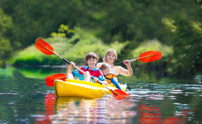 canoa Trekking famiglie bambini