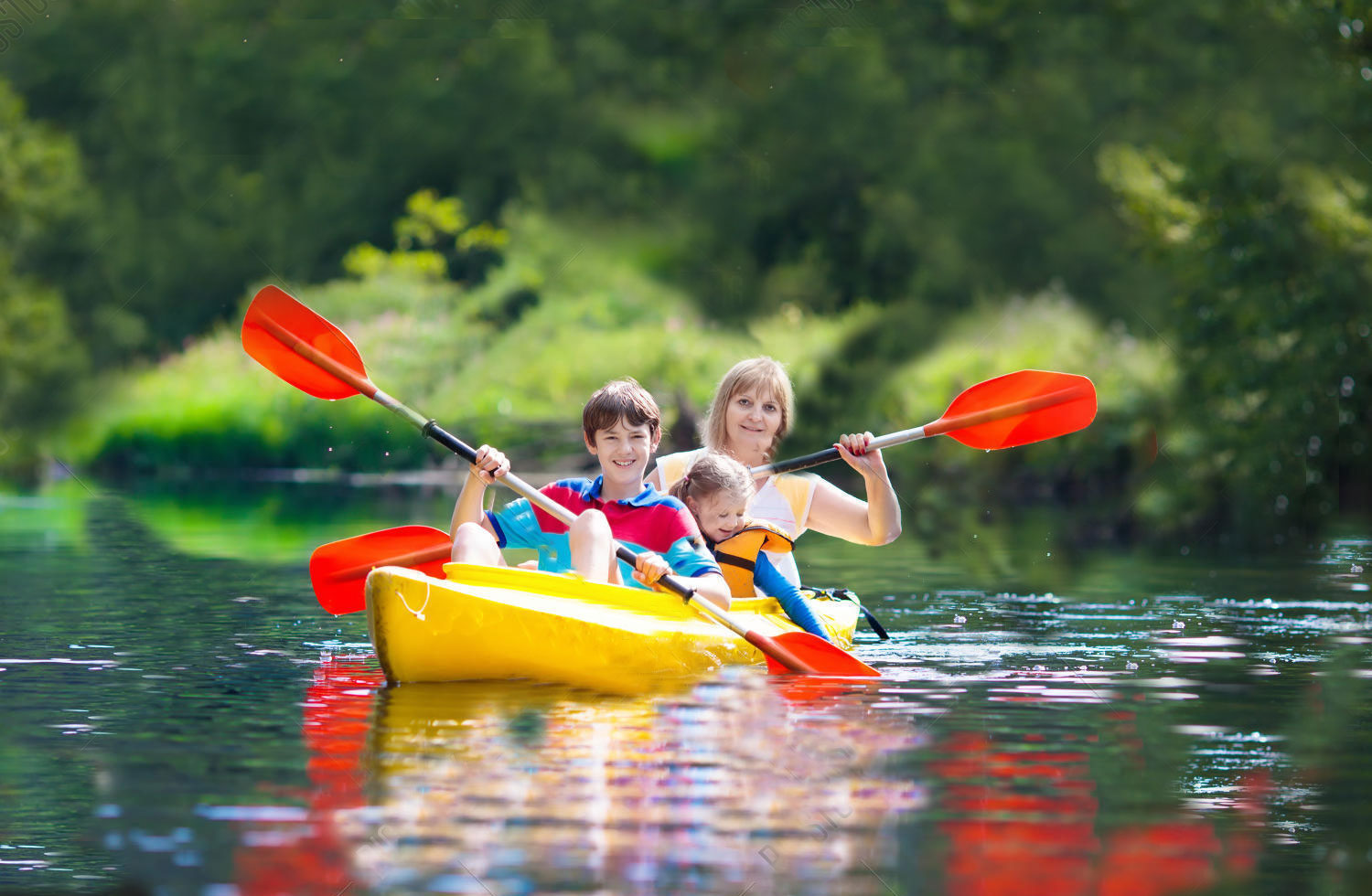 canoa Trekking famiglie bambini