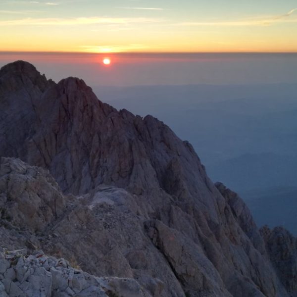 tramonto corno grande gran sasso