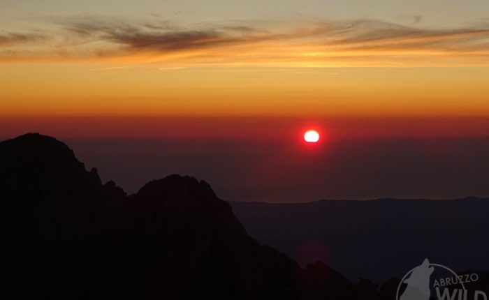 tramonto gran sasso