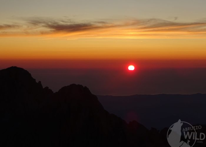 tramonto gran sasso