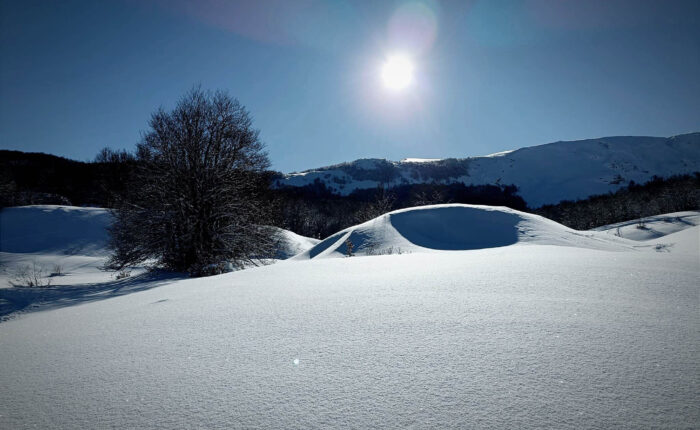 ciaspolata passo lanciano