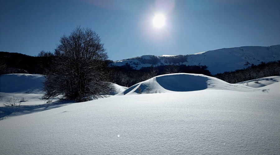 ciaspolata passo lanciano